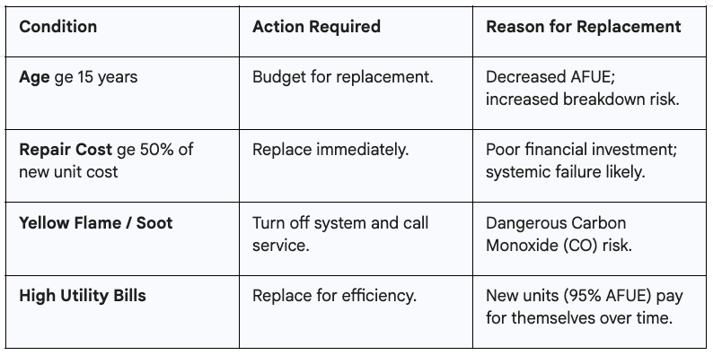 How to tell if your furnace needs to be replaced 1
